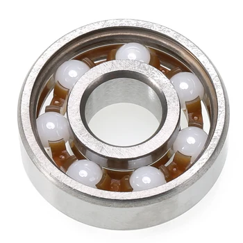 

1PC Hand Fidget Spinner Ceramic Speed Ball Bearings ZrO2 Zirconia 608 8*22*7mm Round Mini Ball Bearing Shafts Tool