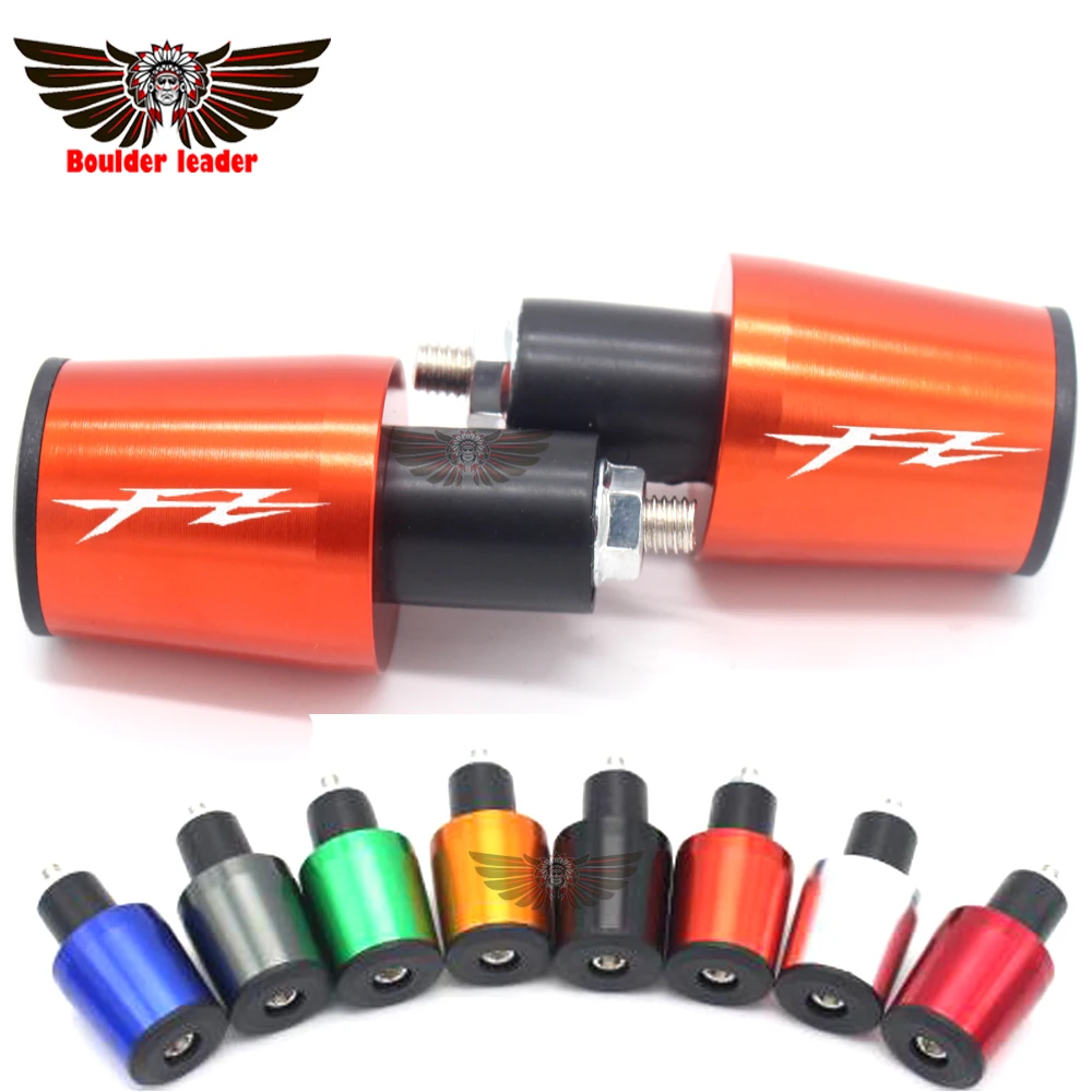 

CNC 22MM Handlebar Grips Handle Bar Cap End Plugs For Yamaha FZ6 FZ6-N FZ-6N FZ6N 2007 2008 2009 FZ 6N