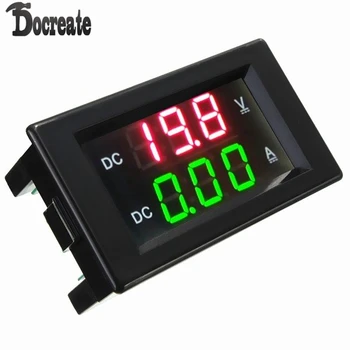 

YB4835VA 0-100V 20A Double Display Voltmeter Current Meter Digital LED