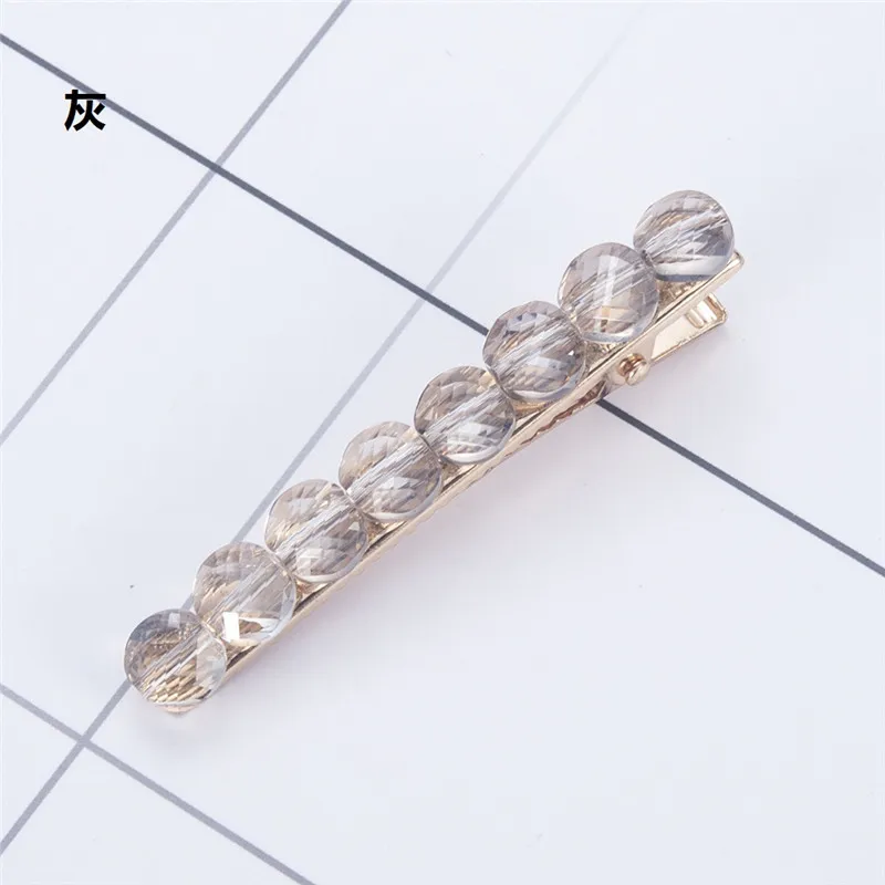 New Rhinestone Hair Pins Hair Clip Hair Comb Bobby Pin Barrette Hairpin Headdress Women Crystal Wedding Party Hair Jewelry Gift - Окраска металла: CD065