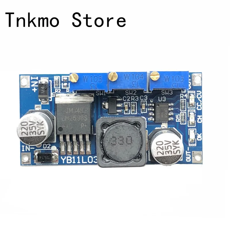 

LM2596S DC-DC Constant Current Module LM2596 DC-DC 7V-35V Step-down Adjustable CC/CV Power Supply Module Adjustable Maximum 3A