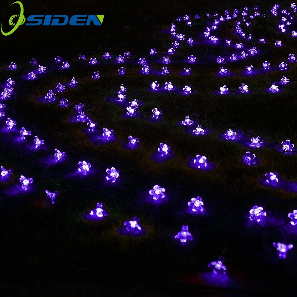 7M Solar String Christmas Lights Outdoor 23 ft 50 LED 3Mode Waterproof Flower Garden Blossom Lighting Party Home Decoration 7M Solar String Christmas Lights Outdoor 23 ft 50 LED 3Mode Waterproof Flower Garden Blossom Lighting Party Home Decoration