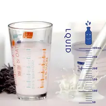 450 мл/560 мл стеклянная чашка для микроволновой печи со шкалой, с уплотнением, крышка для молока, кофе, чая, чашка с милым буквенным принтом, детские товары для дома, кухни