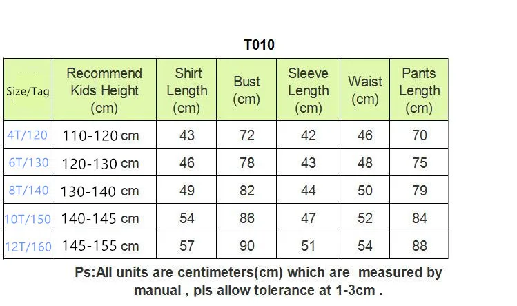T010 SIZE