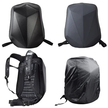 

New fashion Motorcycle Shoulder Bag 50L Waterproof Hard Shell Motorcycle Trunk Backpack Carbon Fiber Motocross Racing Bag