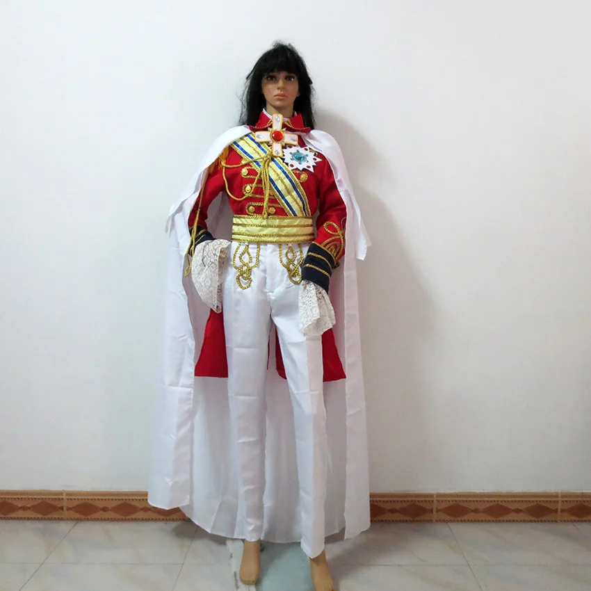 Versailles rose (леди Оскар) Униформа команды Oscar Guard красный карнавальный костюм любой