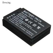 1250 mAh Baterías de Cámaras Digitales para Canon LP-E12 LP E12, Beso EOS M M2 100D Rebelde SL1 X7 Alta Calidad Baterías Reemplazables
