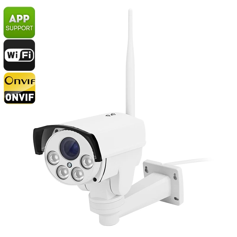 2.0MP 1/2. 9 ''низкая Lux CMOS wifi TF карта (128 г) 5X зум Onvif Сигнализация Движения P2P скорость купол PTZ IP камера