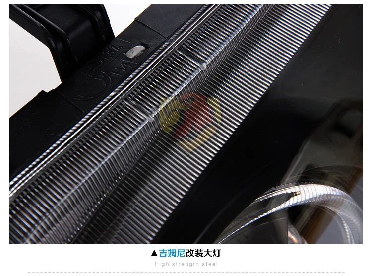 Hireno налобный фонарь для Suzuki Jimny передних фар сборки светодиодный DRL ангел объектив двойной луч ксеноновые 2 шт