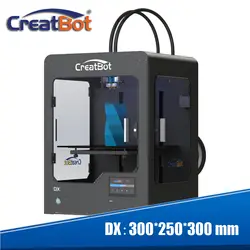 300*250*300 мм большой Размеры Creatbot DX03 3D-принтеры тройной экструдер/насадки с подогревом 3 кг PLA нити
