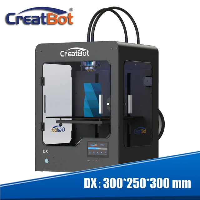 Cheap 300*250*300mm Big Size Creatbot DX03 3D Printer Triple Extruder/Nozzles Heated Bed 3KG PLA Filament Cheap 300*250*300mm Big Size Creatbot DX03 3D Printer Triple Extruder/Nozzles Heated Bed 3KG PLA Filament
