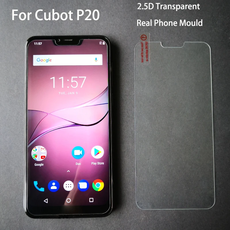 Cubot P20 защита экрана из закаленного стекла для телефона Cubot P20 6,18 дюймов взрывозащищенное Стекло для телефона es для Cubot P 20