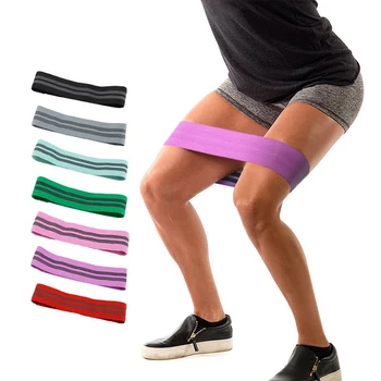 

7 Color Hip Resistance Band Elastic Bands For Fitness Workout Exercise for Legs Butt Squat Bands Fitness Equipment Training