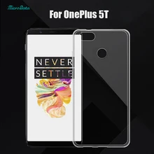 Микроданных OnePlus 5 т Роскошные силиконовый чехол для телефона для один плюс 5 т a5010 Ясно ультра тонкий задняя крышка Shell кожи для один плюс 2 3 т