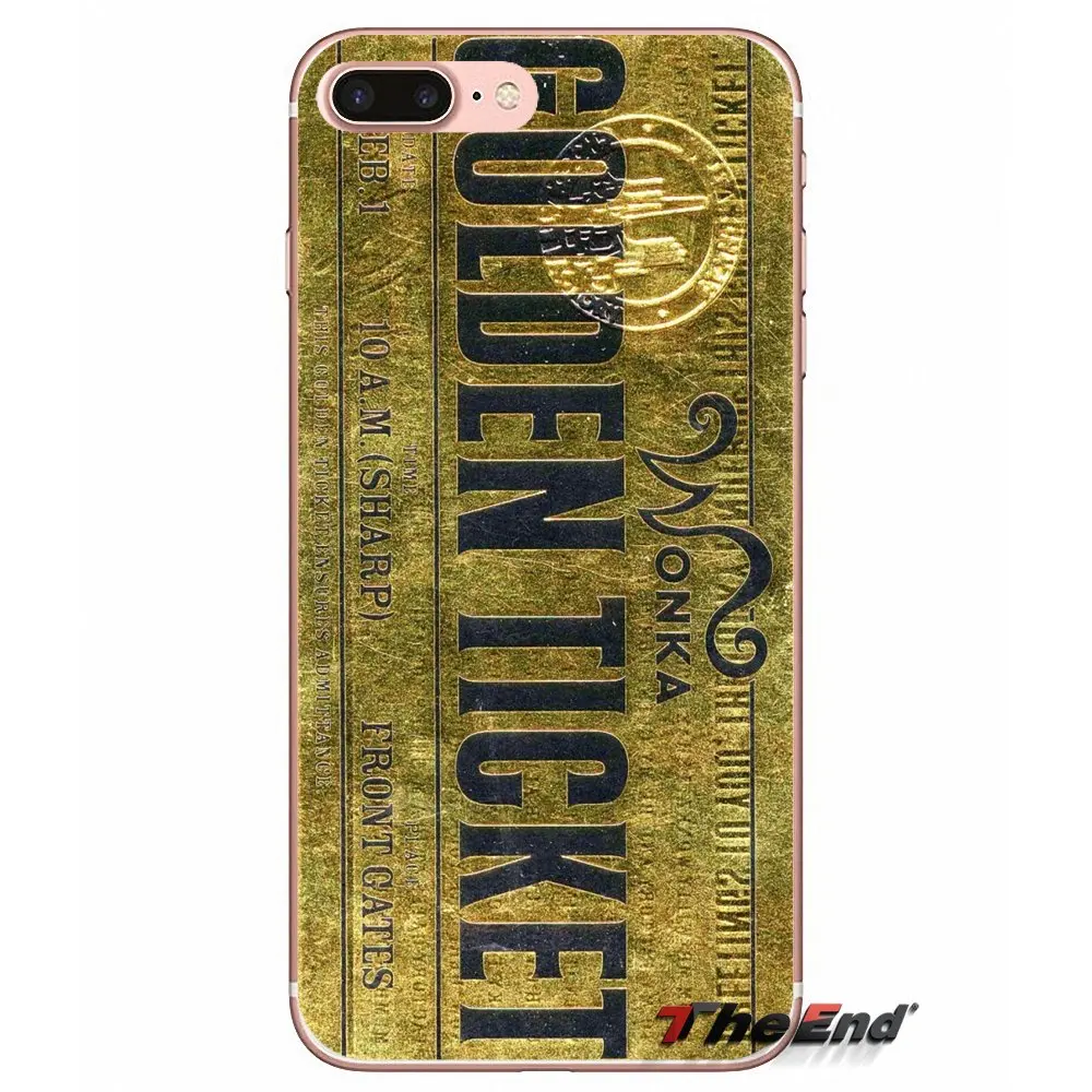 Для Samsung Galaxy S3 S4 S5 MINI S6 S7 edge S8 Plus Note 2 3 4 5 Grand Core Prime Willy Wonka Bar с золотым чехлом для