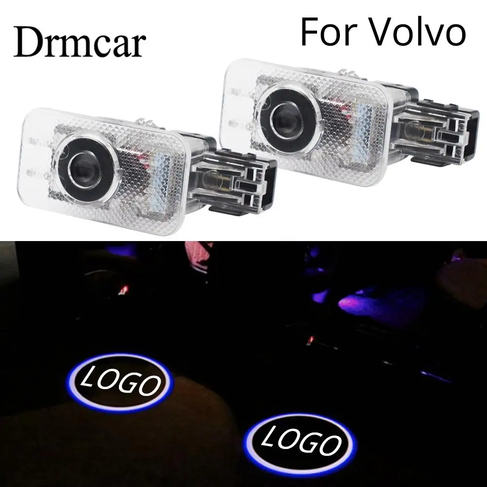 

2pcs Car door Logo welcome laser Projection lamp For Volvo S60L 80L XC60 XC90 V60 40 special 5W 12V Welcome Light Car Styling