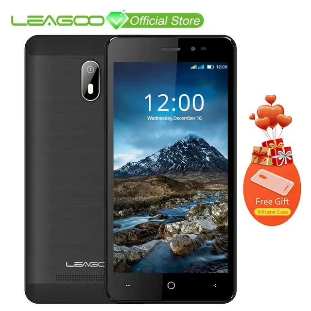 LEAGOO Z6 смартфон 3g 4,97 "Дисплей Android 6,0 mt6580m четыре ядра 1. 3g Гц 1 ГБ Оперативная память + 8 ГБ Встроенная память 2000 мАч отпечатков пальцев мобильный телефон