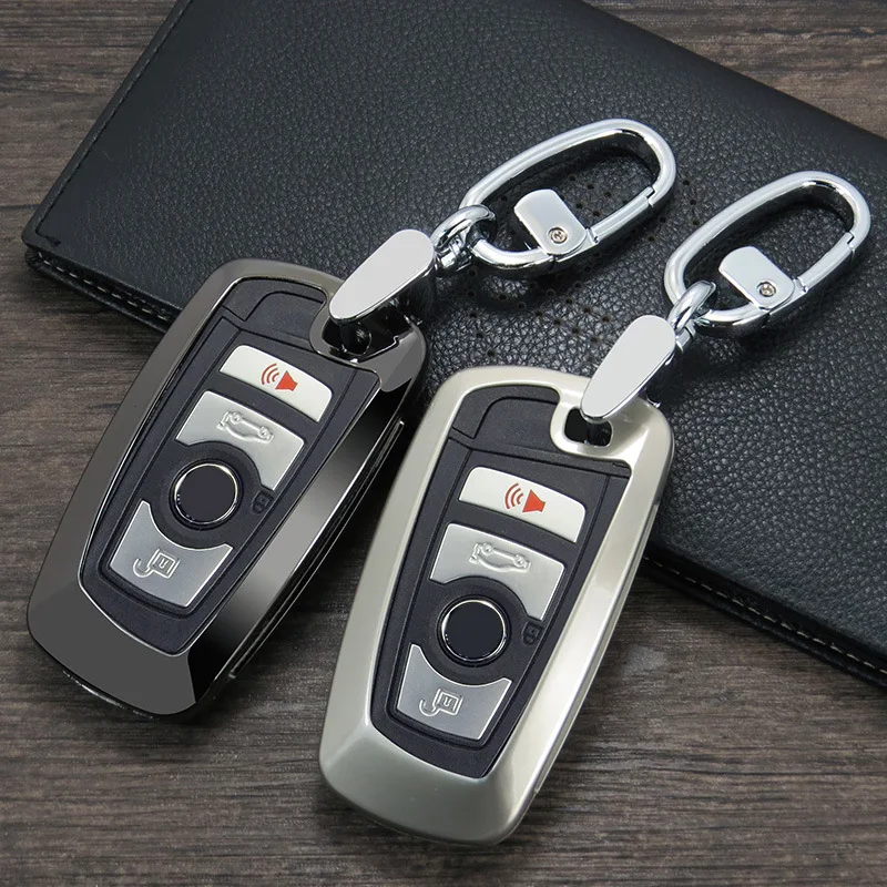 Zinc alloy Leather Key Case For BMW F10 F20 For Bmw F30 F11 F07 key