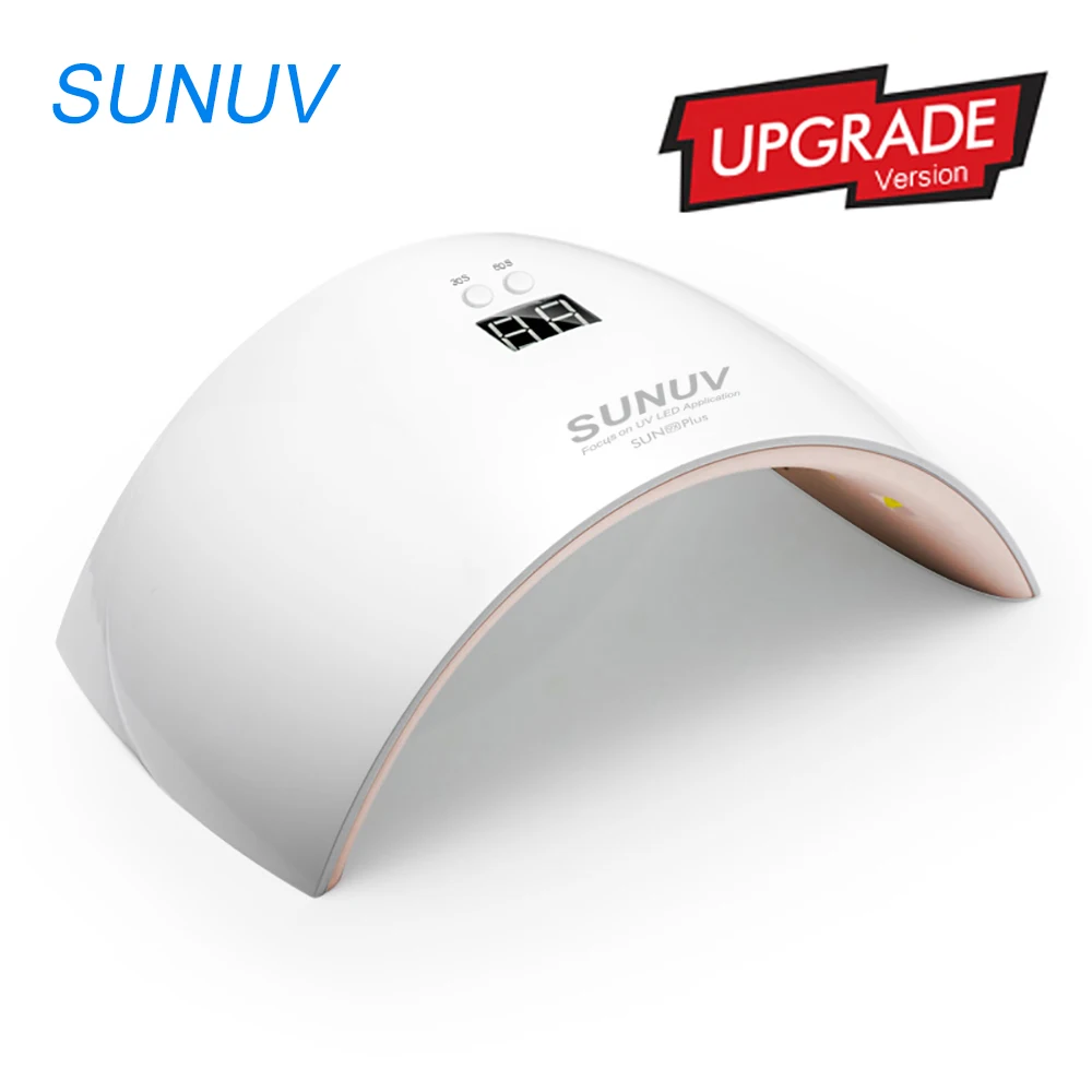 

SUNUV SUN9x Plus 36W Nail Lamp with LCD Timer 18 Leds for UV Gel LED Gel Nail Polish Machine Infrared Sensor