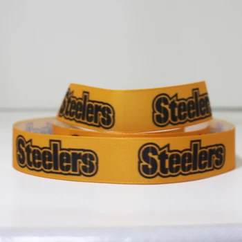 

50yards 7/8" 1" 1.5" 2" 3" 22mm 25mm 38mm 50mm 75mm sports team printed grosgrain ribbon for party gift decoration headband