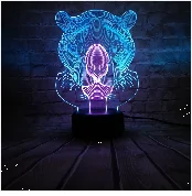 Новый 3D лампа Эльза Анна Принцесса мультфильм Fiugre Смешанные Многоцветный Led ночник дети игрушки Настольный сенсорный Lampara творческий день