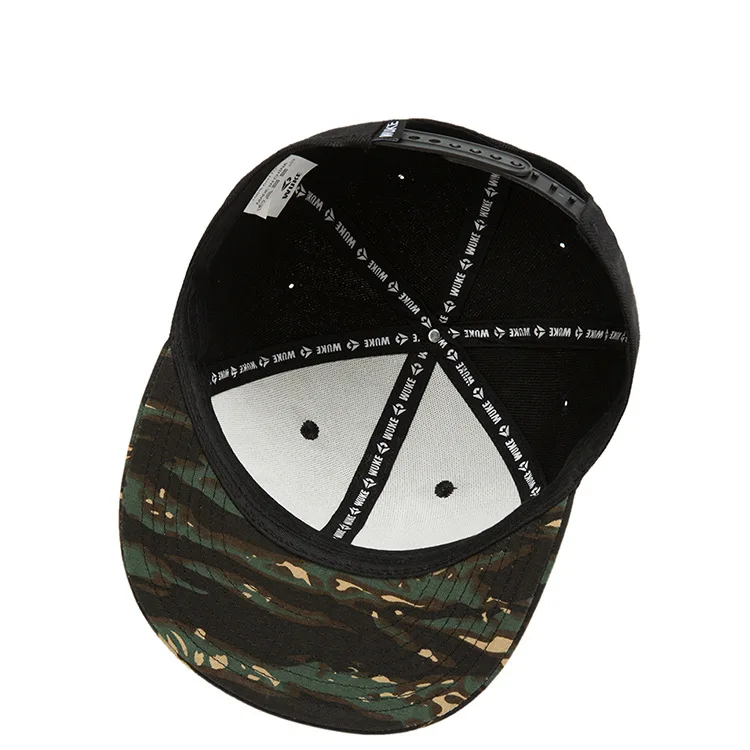 Модная хип-хоп шляпа камуфляжная бейсболка с вышивкой Кепка для мужчин и женщин брендовая Спортивная Хип-Хоп Плоская бейсболка sunhatadjustableбейсболка