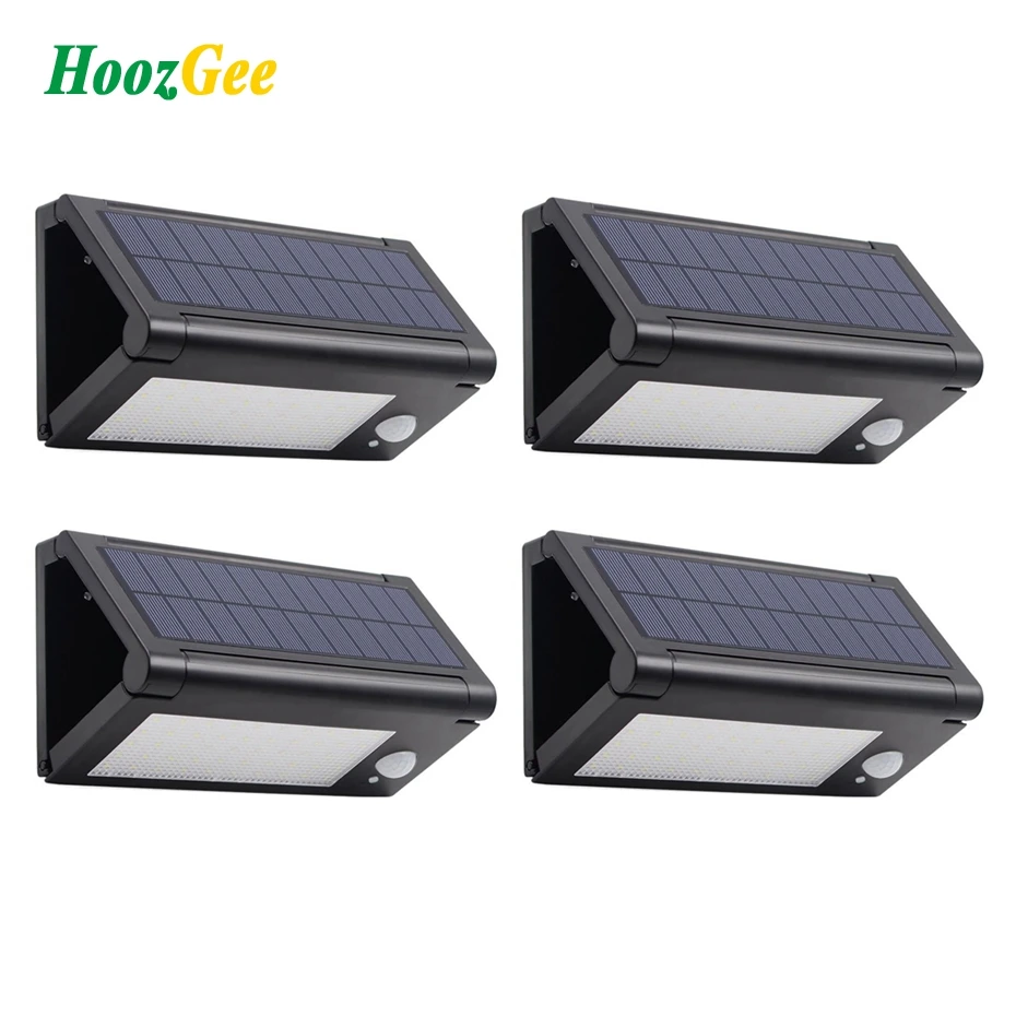 

HoozGee Solar Motion Sensor Wall Light Outdoor 32 LED Super Bright Linghting Walkway Yard Security Street Lamp