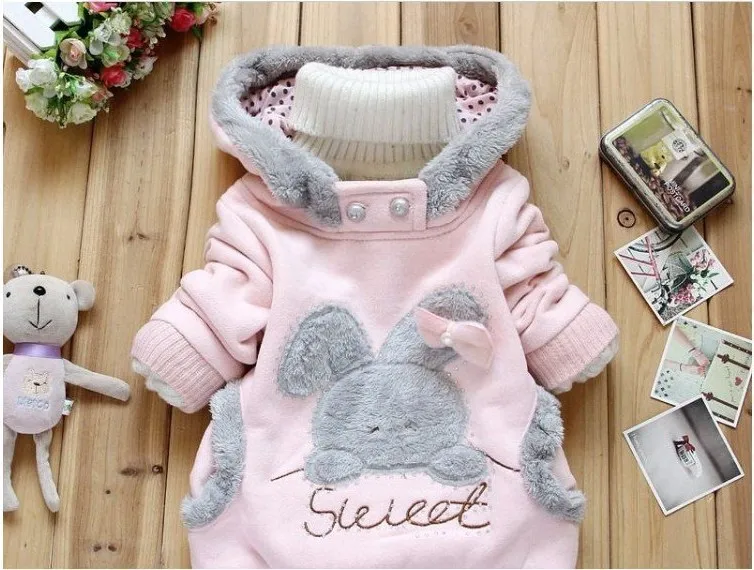 Buy New 2014 winter jacket for girls baby outerwear