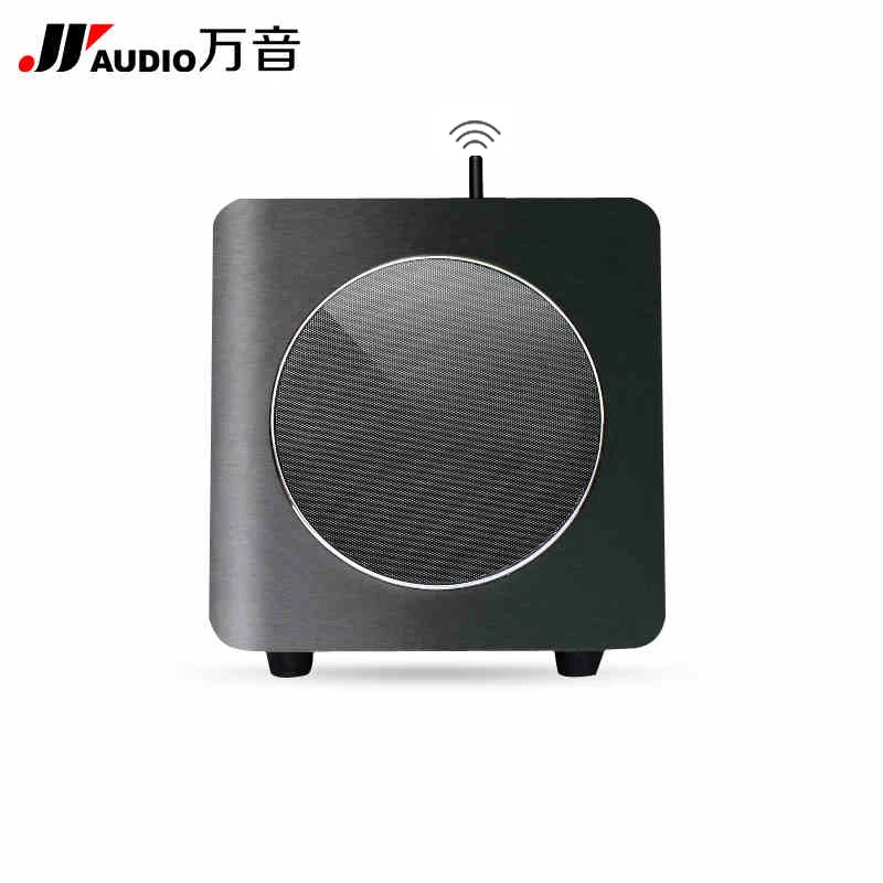 JY AUDIO WS9 8inch 200W Wood Wireless Subwoofer 5.1 Home Theater Sound