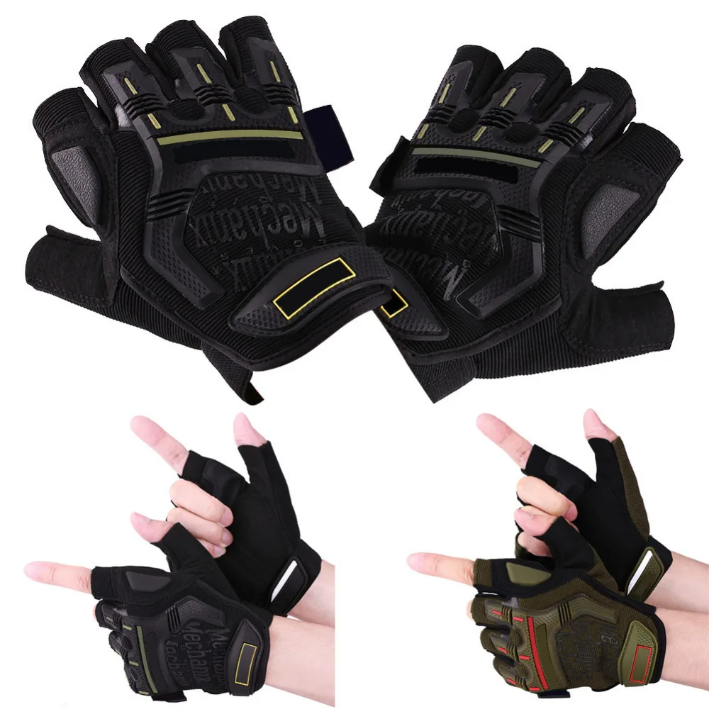 

New Motorcycle Gloves Waterproof Motocross Outdoor Sports Cycling Racing Riding Half Finger Protective Gears Motor Accessories