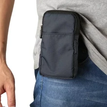 BISI GORO на ремне многофункциональный большой емкости для мужчин и женщин поясная сумка мессенджер для спорта на открытом воздухе защита телефона кошелек для монет