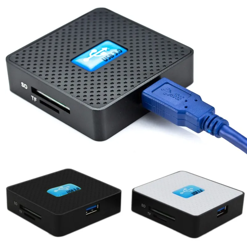 Высокая Скорость USB3.0 все в 1 SD/TF/CF/XD M2 MS флэш-памяти кард-ридер для ноутбука C26