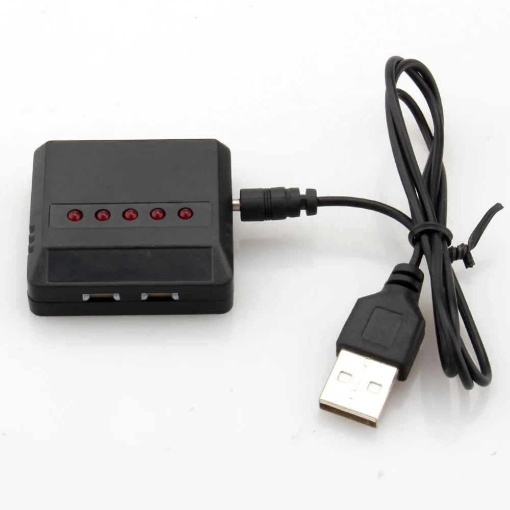 Зарядное устройство для аккумулятора X5 5 в 1 3 7 USB JJRC H36 Hubsan H107D H107L X4 Wltoys Syma X5C/UDI