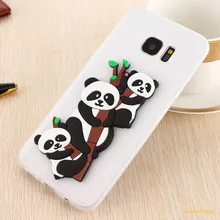 3D lindo teléfono casos para Samsung S7 borde caso suave TPU silicio cubierta de teléfono móvil coque fundas para Samsung S7 borde caso ETUI