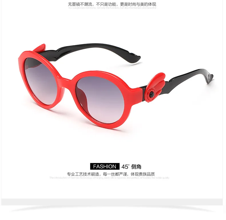 Модные брендовые овальные очки для маленьких детей TR90, оправа, солнцезащитные очки UV400 для мальчиков и девочек, милые крутые солнцезащитные очки, 8 цветов