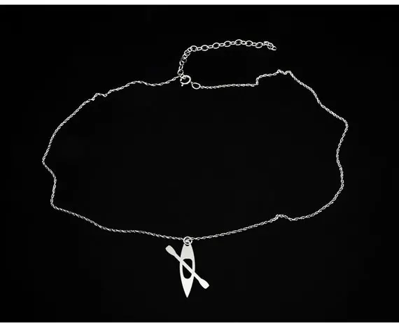 Новейший дизайн каяк ожерелье персонализированные названия или буквы высокого качества медный каяк ювелирные изделия лучший подарок для мужчин и женщин YP4063