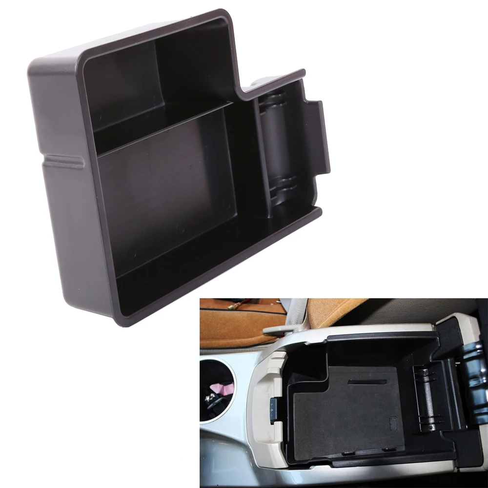 LHD ABS Plastic Central Console Armrest Box Car Glove Box Secondary Storage Decoration for Ford ESCAPE KUGA 2013  3