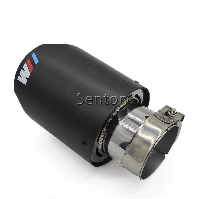 1pcs M Power Carbon Fiber Car Exhaust Pipe Cover For BMW F20 E81 E81