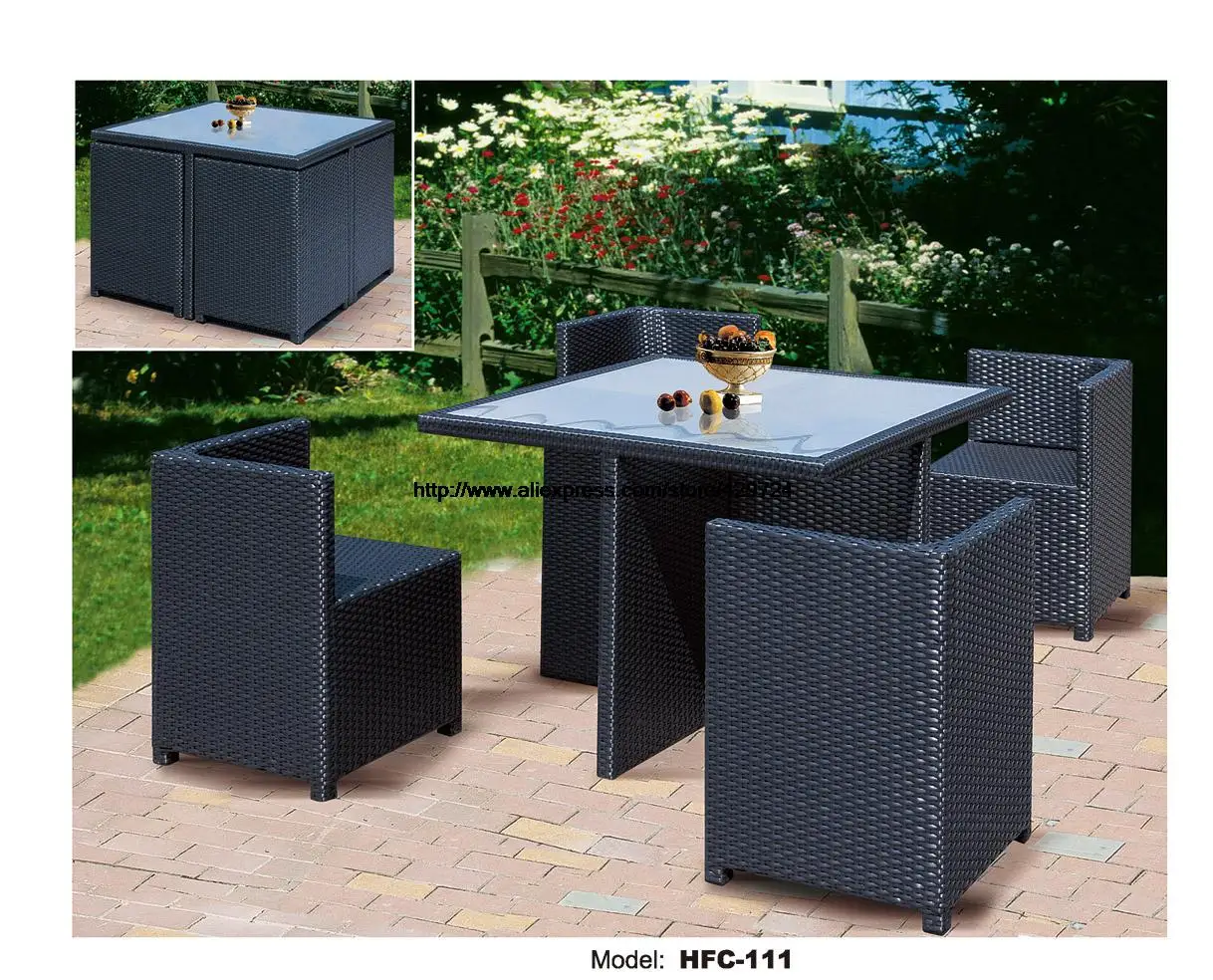 Creative Modern Rattan Furniture Outdoor Gardern Creative Chairs Table Cube Combination Set Low Price 5 PCS Garden Beach Set Creative Modern Rattan Furniture Outdoor Gardern Creative Chairs Table Cube Combination Set Low Price 5 PCS Garden Beach Set