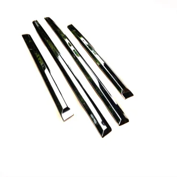 

For Chevrolet Trax 2014 2015 2016 car styling cover ABS chrome Side Door Body trim stick Strip Molding Streamer lamp panel 4pcs
