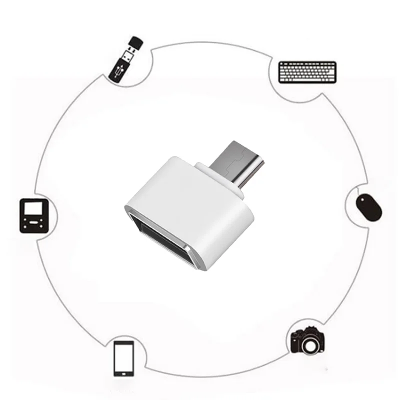 Micro usb-адаптер для MicroUSB Кабельный адаптер-переходник для флешки, usb флеш-карта для телефона Мышь Клавиатура OTG