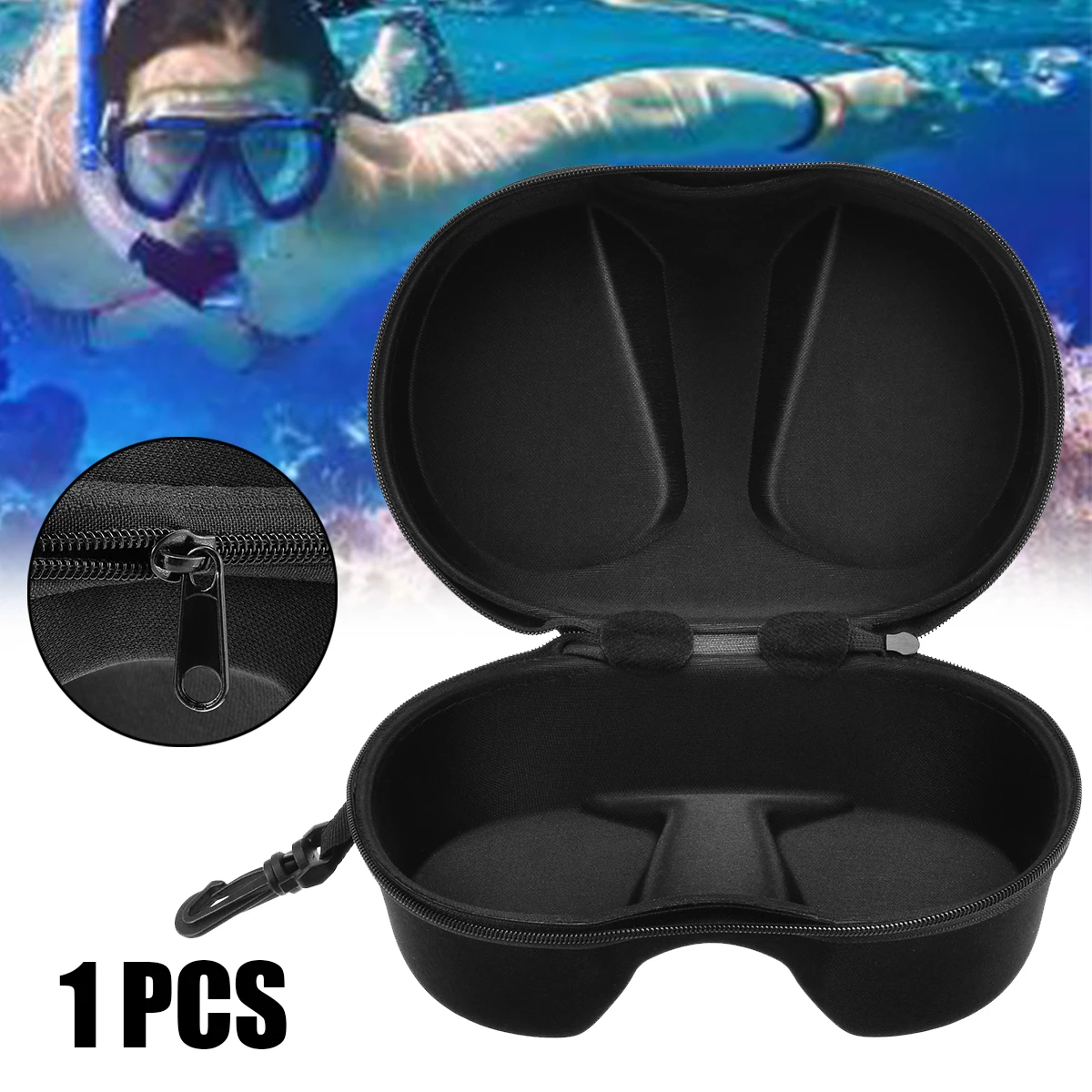 Scuba Dive Diving Snorkeling Mask Glasses Storage Box Replacement Case 