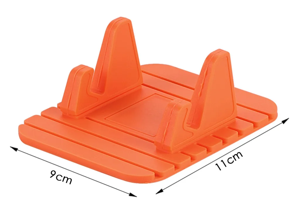 Автомобильный Декор мягкий силиконовый держатель для телефона Противоскользящий коврик для автомобилей GPS на приборной панели поддержка настольного подставки кронштейн авто аксессуары
