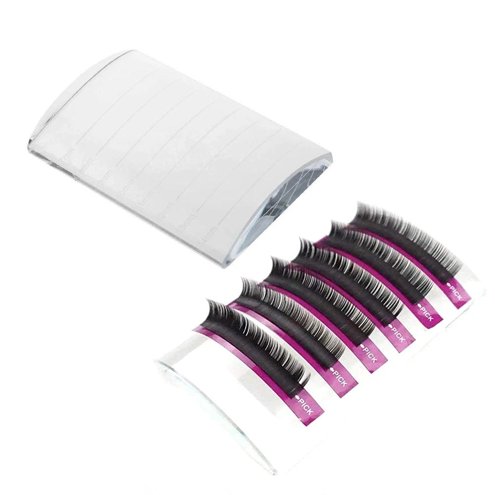 

1 Pc Transparent Hand Printing Eyelash Crystal Stone U-Shape for Fake Eyelashes Extension Makeup Cosmetic Toiletry Kits