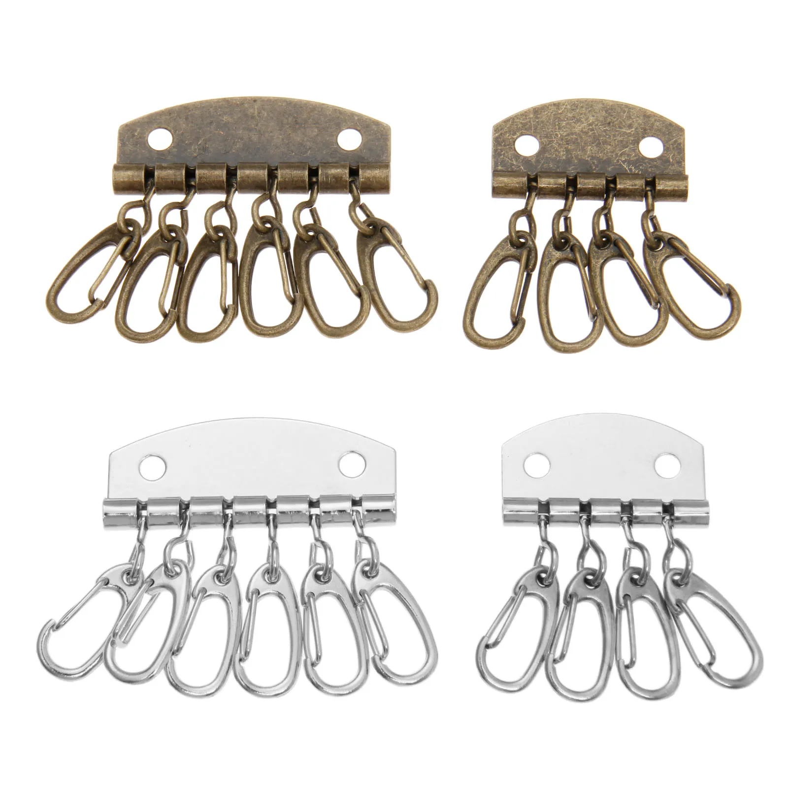 

1Pc Metal Leather Craft DIY Pure Brass Key Row Rivet Hook Patchwork Sewing DIY Key Holders For Leather Bag Accessories Tool