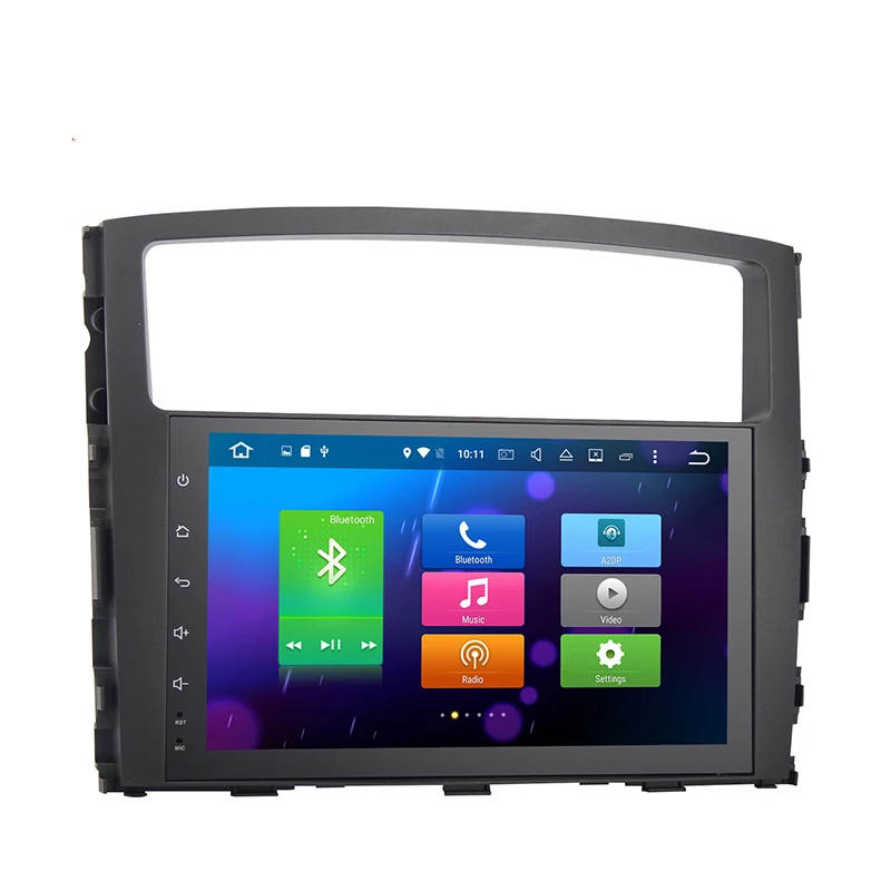 Top Android 8.0 car radio gps for mitsubishi pajero V97 V93 with Octa core PX5 4G RAM 32G ROM wifi 4g usb Auto Stereo Multimed 2