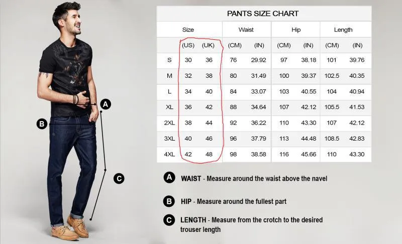 TJWLKJ Hip Hop Ripped Jeans for Men Straight Pencil Pants Stretch Hole Streetwear Skinny Denim Jeans Men Trousers Jean Homme
