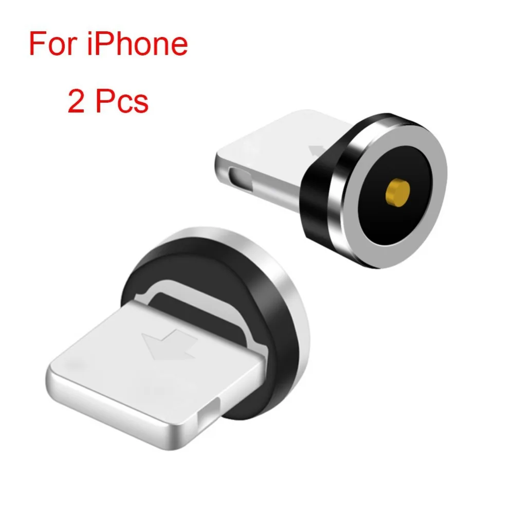 2 шт./лот Магнитный адаптер магнитный разъем для iPhone Micro usb type-C адаптер для Xiaomi для samsung для huawei зарядки