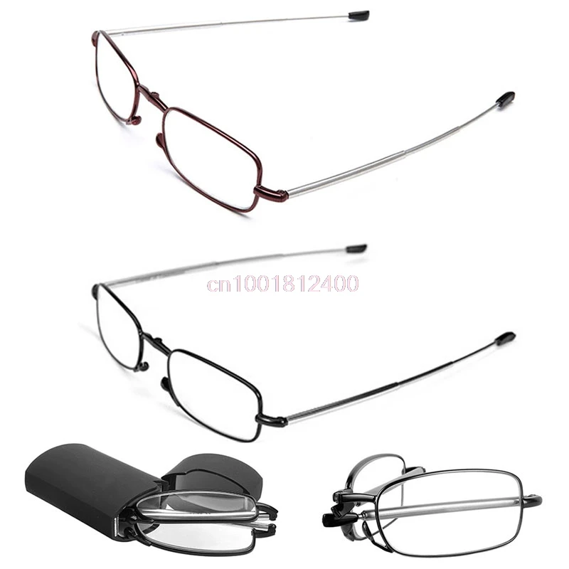 1 шт. женские мужские тонкие портативные складные очки для чтения Вращающиеся Очки