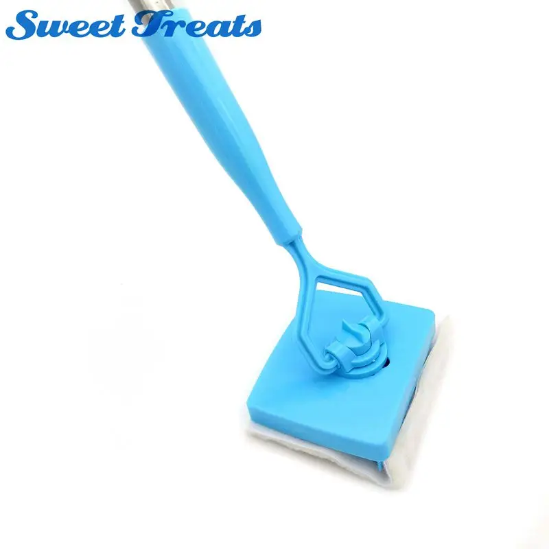 Щетка из микрофибры для чистки с голубой пластиковой ручкой|cleaning tools|cleaning stickcleaning